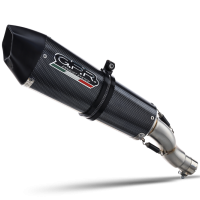 Escape compatível com Honda Forza 750 2021-2024, GP Evo4 Poppy, Escape legal, homologado, silenciador com db killer removível e tubo de ligação específico 