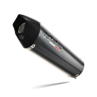 Escape compatível com Honda Forza 750 2021-2024, GP Evo4 Poppy, Escape legal, homologado, silenciador com db killer removível e tubo de ligação específico 