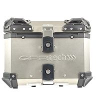 GPR TECH TOP CASE ALPI-TECH 35 LT. Top case em titânio, cor natural com placa universal incluída Capacidade Litros 35