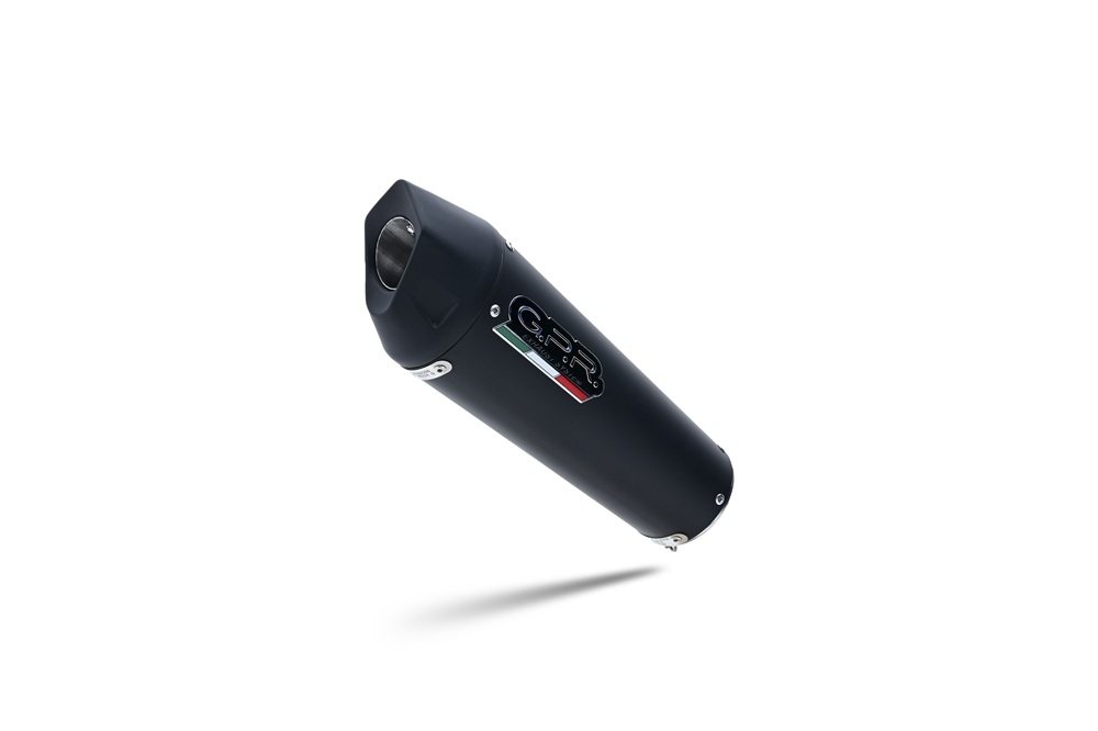 GPR escape compatível com  Husqvarna Svartpilen 701 2018-2020, New Grand Prix Evo Black Titanium, Escape legal, homologado, silenciador com db killer removível e tubo de ligação específico 