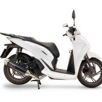 Escape compatível com Honda SH 125 2024-2025, Furore-X Scooter, Silenciador homologado para ruído, com catalisador, linha completa 
