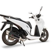 Escape compatível com Honda SH 125 2024-2025, Furore-X Scooter, Silenciador homologado para ruído, com catalisador, linha completa 