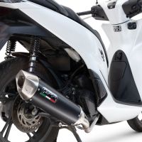 Escape compatível com Honda SH 125 2024-2025, Furore-X Scooter, Silenciador homologado para ruído, com catalisador, linha completa 