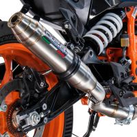 Escape compatível com Husqvarna Svartpilen 250 2024-2025, Deeptone Inox, Escape legal, homologado, silenciador com db killer removível e tubo de ligação específico 