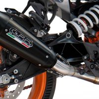 Escape compatível com Ducati Multistrada 1260 2018-2020, GP-Revo Black Titanium, Escape legal, homologado, silenciador com db killer removível e tubo de ligação específico 