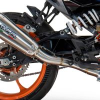 Escape compatível com Husqvarna Vitpilen 401 2024-2025, GP-Revo Titanium, Escape legal, homologado, silenciador com db killer removível e tubo de ligação específico 