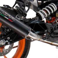 Escape compatível com Husqvarna Vitpilen 401 2024-2025, M3 Black Titanium, Escape legal, homologado, silenciador com db killer removível e tubo de ligação específico 