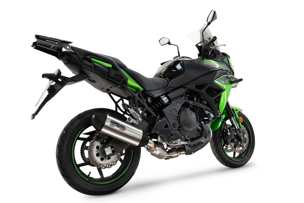 Escape compatível com Kawasaki Versys 650 2023-2025, Furore-X Titanio, Silenciador homologado para ruído, com catalisador, linha completa 