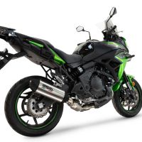Escape compatível com Kawasaki Versys 650 2023-2025, Furore-X Titanio, Silenciador homologado para ruído, com catalisador, linha completa 