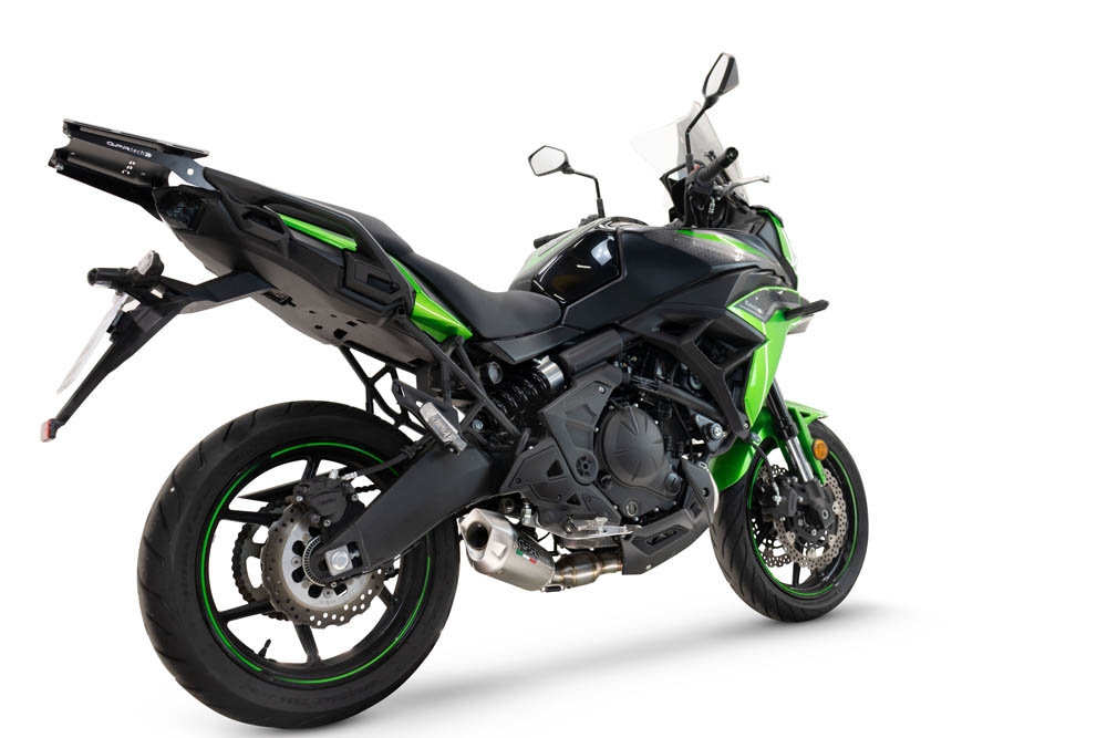 GPR escape compatível com  Kawasaki Versys 650 2023-2025, GP-Revo Titanium, Escape racing linha completa, silencioso mais coletor com dbkiller, não homologado  