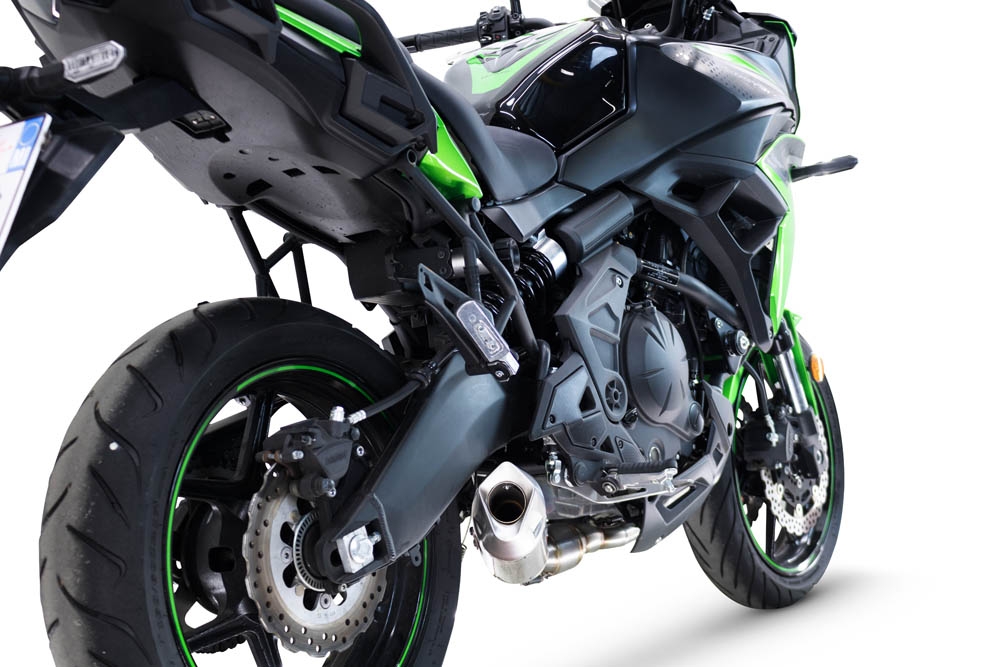 GPR escape compatível com  Kawasaki Versys 650 2023-2025, GP-Revo Titanium, Escape racing linha completa, silencioso mais coletor com dbkiller, não homologado  