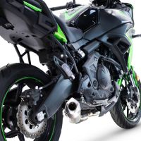 GPR escape compatível com  Kawasaki Versys 650 2023-2025, GP-Revo Titanium, Escape racing linha completa, silencioso mais coletor com dbkiller, não homologado  