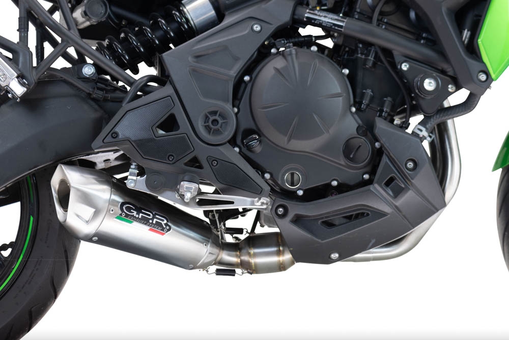 Escape compatível com Kawasaki Ninja 650 2023-2025, GP-Revo Titanium, Escape racing linha completa, silencioso mais coletor com dbkiller, não homologado 