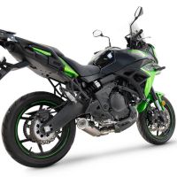 Escape compatível com Kawasaki Versys 650 2023-2025, M3 Inox , Escape Racing, linha completa, fornecido com coletor específico, artigo sem homologação 