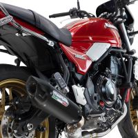 Escape compatível com Kawasaki Z 650 RS 2024-2025, GP-Revo Black Titanium, Silenciador homologado para ruído, com catalisador, linha completa 
