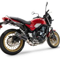 GPR escape compatível com  Kawasaki Z 650 RS 2024-2025, M3 Black Titanium, Silenciador homologado para ruído, com catalisador, linha completa 