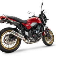 Escape compatível com Kawasaki Z 650 RS 2024-2025, M3 Inox , Silenciador homologado para ruído, com catalisador, linha completa 