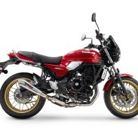 Escape compatível com Kawasaki Z 650 RS 2024-2025, Powercone Evo, Silenciador homologado para ruído, com catalisador, linha completa 