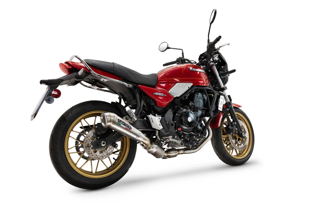 Escape compatível com Kawasaki Z 650 RS 2024-2025, Powercone Evo, Silenciador homologado para ruído, com catalisador, linha completa 
