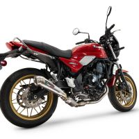 Escape compatível com Kawasaki Z 650 RS 2024-2025, Powercone Evo, Silenciador homologado para ruído, com catalisador, linha completa 