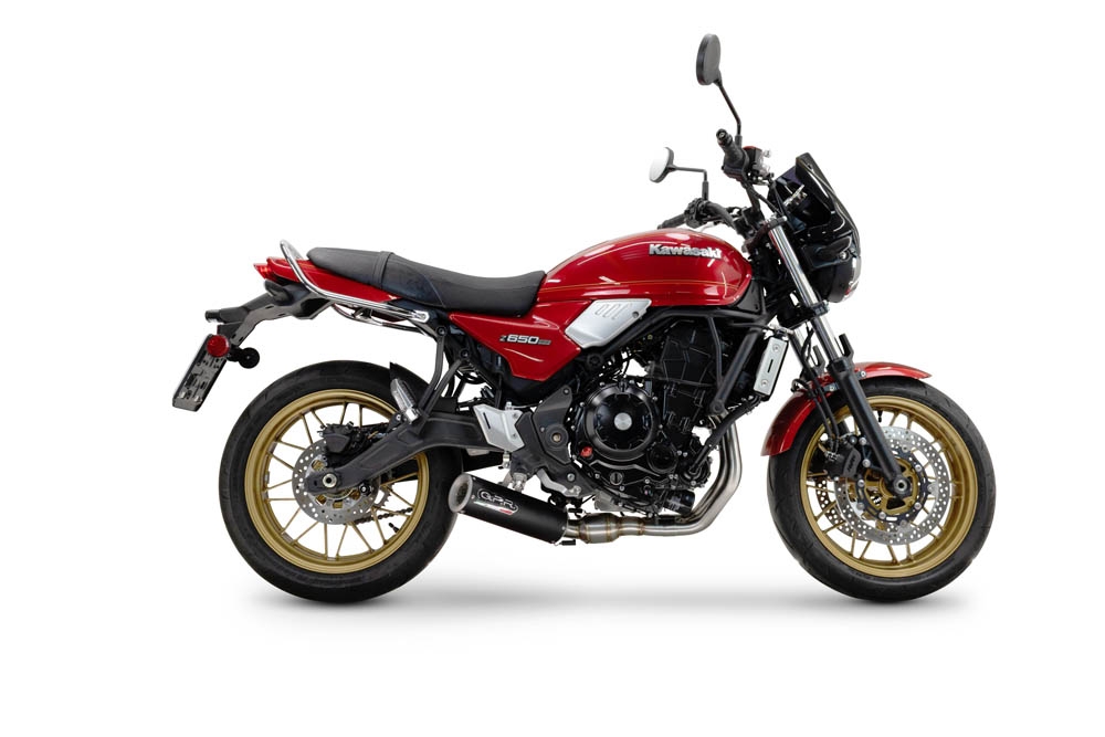 GPR escape compatível com  Kawasaki Z 650 RS 2024-2025, M3 Black Titanium, Escape racing linha completa, silencioso mais coletor com dbkiller, não homologado  