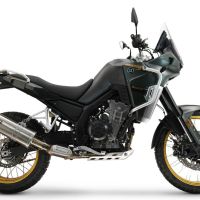 GPR escape compatível com Kove 800X 2024-2026,Dual Inox,Sistema de escapamento de corrida incluindo tubo de ligação específico com dbkiller 