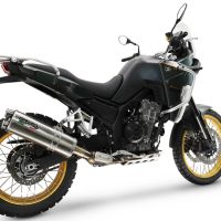 GPR escape compatível com Kove 800X 2024-2026,Dual Inox,Sistema de escapamento de corrida incluindo tubo de ligação específico com dbkiller 