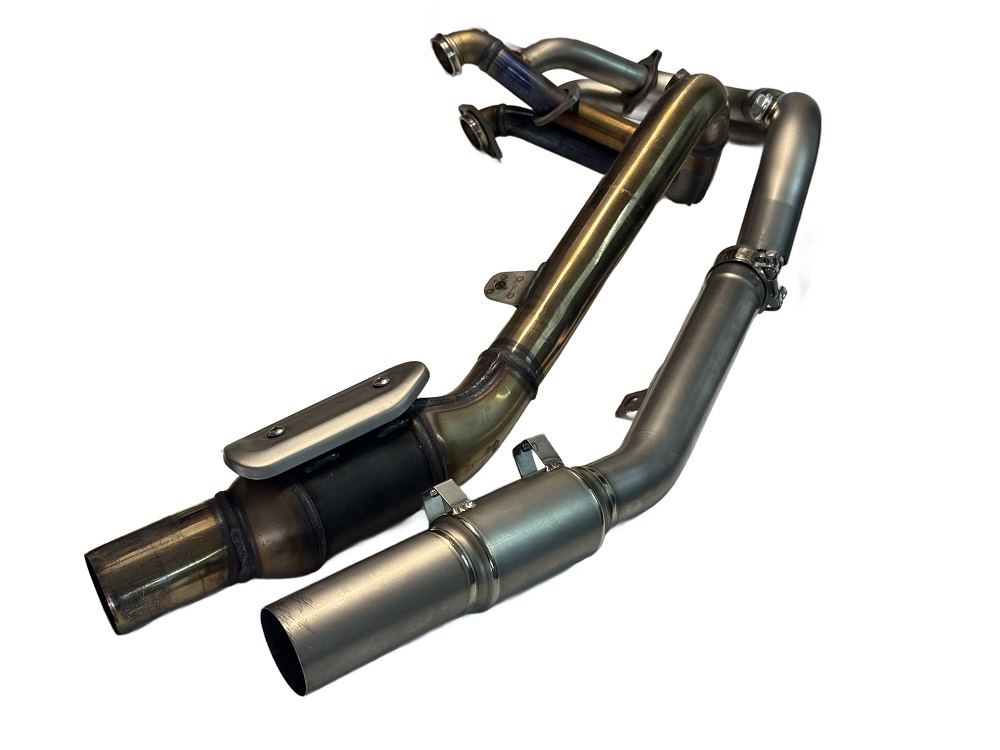 GPR escape compatível com Kove 800X 2024-2026,Decatalizzatore RACING,Sistema racing  Sistema de tubo para eliminar o catalisador 