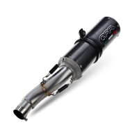 Escape compatível com Yamaha Fz6 600-Fazer S1-S2 2004-2013, M3 Poppy , Par de silenciosos de escape homologadas, com db killer removível e tubos de ligação específicos 