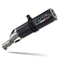 Escape compatível com Moto Guzzi V85 TT 2019-2020, M3 Poppy , Sistema racing Silencioso com tubo de ligação 