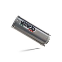 Escape compatível com Cf Moto 650 Gt 2022-2024, M3 Titanium Natural, Escape legal, homologado, silenciador com db killer removível e tubo de ligação específico 