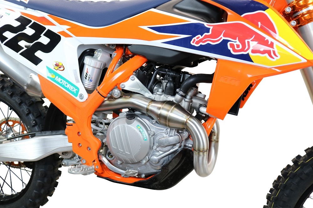 GPR escape compatível com  Ktm SX-F Factory Edition 450 2018-2021, Pentacross Inox, Escape racing linha completa, silencioso mais coletor com dbkiller, não homologado  