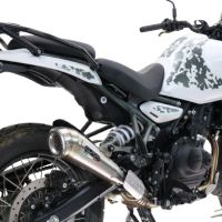 Escape compatível com Royal Enfield Guerrilla 450 2024-2025, Powercone Evo, Escape legal, homologado, silenciador com db killer removível e tubo de ligação específico 