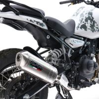 GPR escape compatível com  Royal Enfield Guerrilla 450  2024-2025, Satinox, Escape legal, homologado, silenciador com db killer removível e tubo de ligação específico 