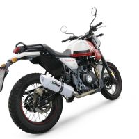 Escape compatível com Royal Enfield Scram 411 2022-2024, Albus Evo4, Escape legal, aprovado, com db killer removível, tubo de conexão e conversor catalítico 