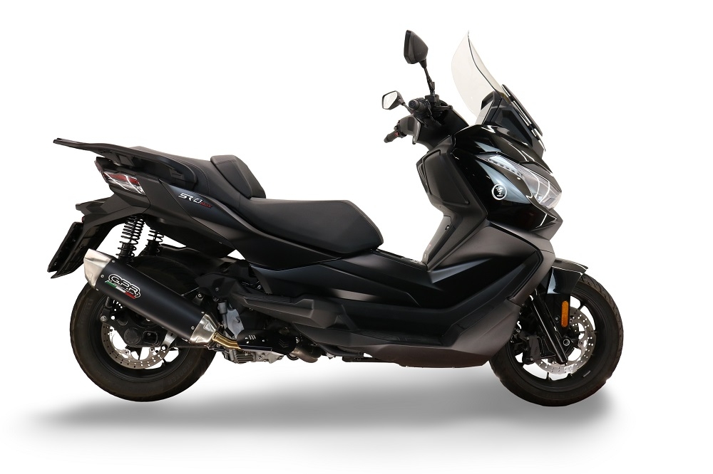GPR escape compatível com  Bmw C 400 X -GT 2021-2024, Furore-X Scooter, Sistema de escapamento de corrida incluindo tubo de ligação específico com dbkiller 