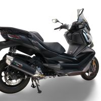 GPR escape compatível com  Bmw C 400 X -GT 2021-2024, Furore-X Scooter, Sistema de escapamento de corrida incluindo tubo de ligação específico com dbkiller 