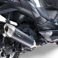 GPR escape compatível com  Bmw C 400 X -GT 2021-2024, Furore-X Scooter, Sistema de escapamento de corrida incluindo tubo de ligação específico com dbkiller 