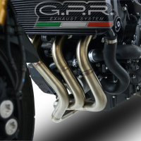 Escape compatível com Yamaha Tracer 900 GT 2018-2020, M3 Poppy , Escape racing linha completa, silencioso mais coletor com dbkiller, não homologado 