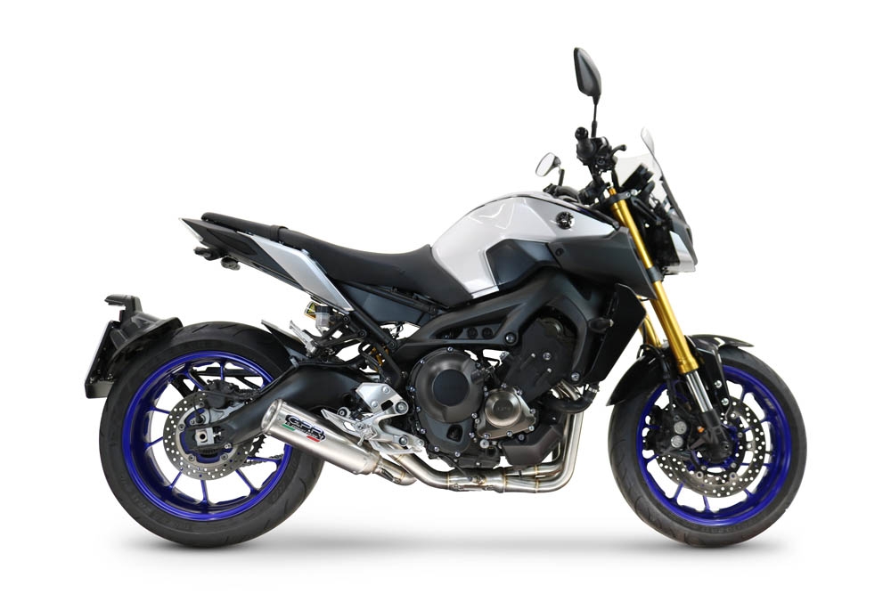 GPR escape compatível com  Yamaha Mt-09 2014-2016, M3 Inox , Escape racing linha completa, silencioso mais coletor com dbkiller, não homologado  