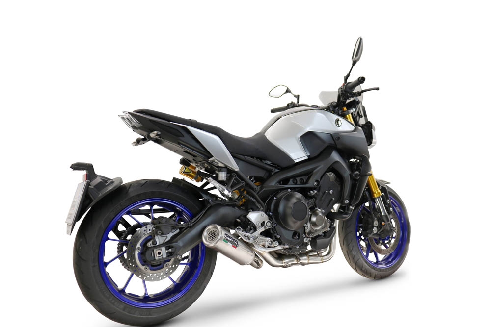 GPR escape compatível com  Yamaha Mt-09 2014-2016, M3 Inox , Escape racing linha completa, silencioso mais coletor com dbkiller, não homologado  