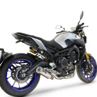 GPR escape compatível com  Yamaha Mt-09 2014-2016, M3 Inox , Escape racing linha completa, silencioso mais coletor com dbkiller, não homologado  