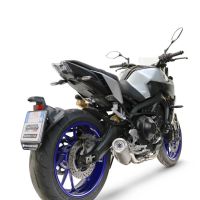 GPR escape compatível com  Yamaha Mt-09 2014-2016, M3 Inox , Escape racing linha completa, silencioso mais coletor com dbkiller, não homologado  