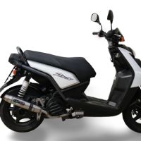 Escape compatível com Yamaha Zuma 125 2009-2015, Deeptone Inox, Escape racing linha completa, silencioso mais coletor com dbkiller, não homologado 