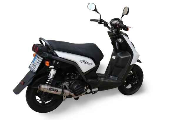 Escape compatível com Yamaha Zuma 125 2009-2015, Deeptone Inox, Escape racing linha completa, silencioso mais coletor com dbkiller, não homologado 