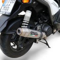 Escape compatível com Yamaha Zuma 125 2009-2015, Deeptone Inox, Escape racing linha completa, silencioso mais coletor com dbkiller, não homologado 