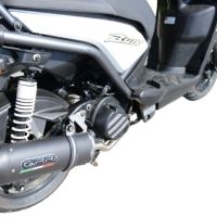Escape compatível com Yamaha Zuma 125 2009-2015, Furore Nero, Escape racing linha completa, silencioso mais coletor com dbkiller, não homologado 