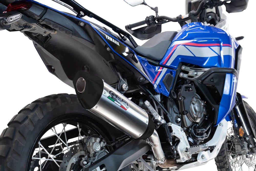 Escape compatível com Triumph Tiger 900 GT / Pro / Rally Pro 2024-2025, Furore-X Titanio, Escape legal, homologado, silenciador com db killer removível e tubo de ligação específico 