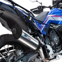 Escape compatível com Triumph Tiger 900 GT / Pro / Rally Pro 2024-2025, Furore-X Titanio, Escape legal, homologado, silenciador com db killer removível e tubo de ligação específico 