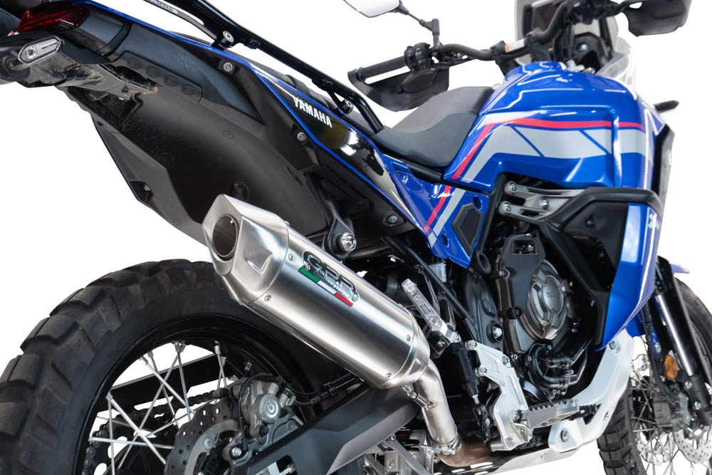 Escape compatível com Yamaha Tenere 700 2024-2025, Furore-X Acciaio Inox, Escape legal, homologado, silenciador com db killer removível e tubo de ligação específico 